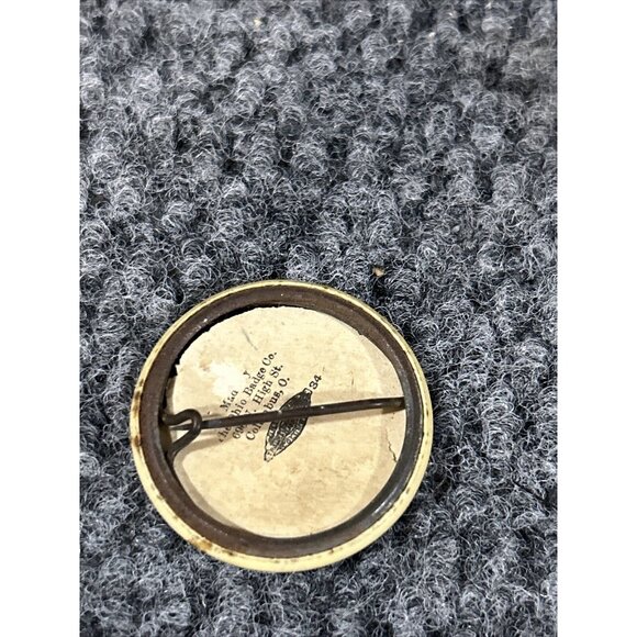 1909 Isaac Wiseman Family Reunion Button Pin Columbus OH Olentangy Park Vintage - Picture 4 of 7